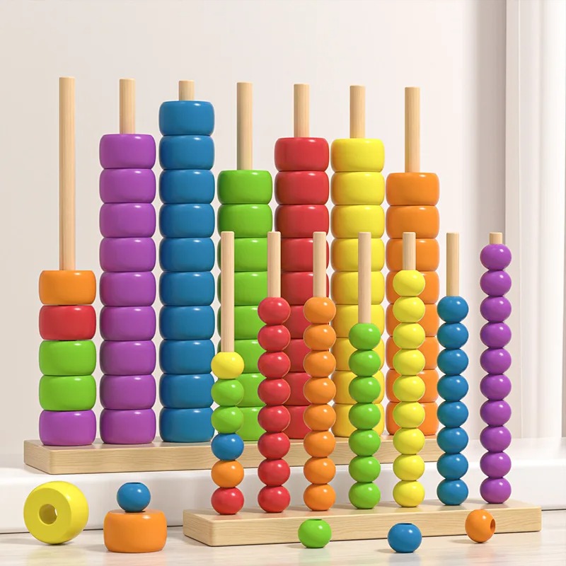 Wooden Abacus Montessori Educa - Abacus Counting Bead recension och pris