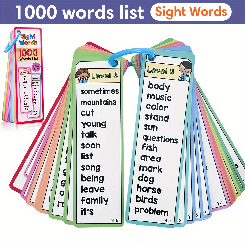 1000 Sight Words Flash Cards f - Kids Educational Games Learn English recension och pris
