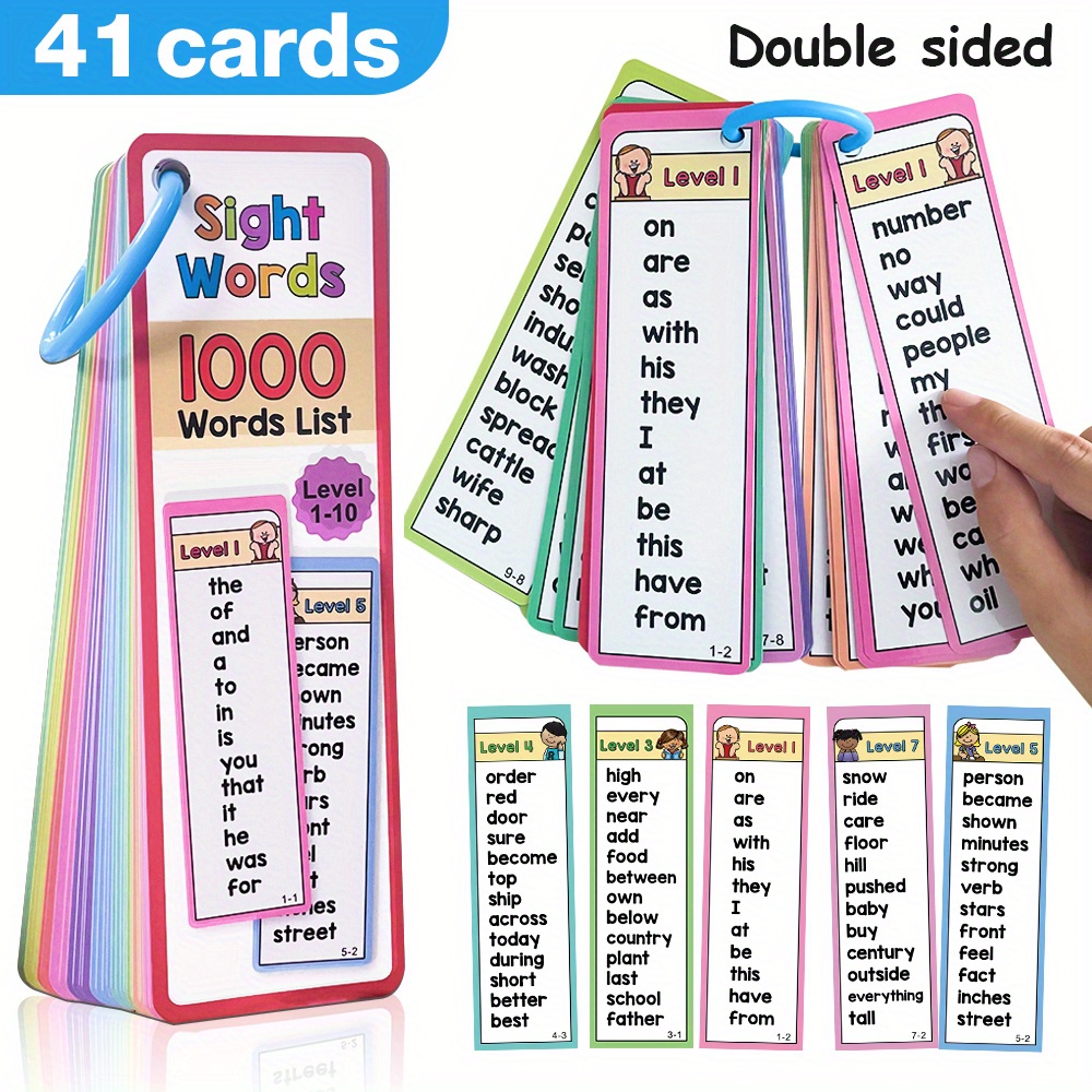 1000 Sight Words Flash Cards f - Kids Educational Games Learn English recension och pris