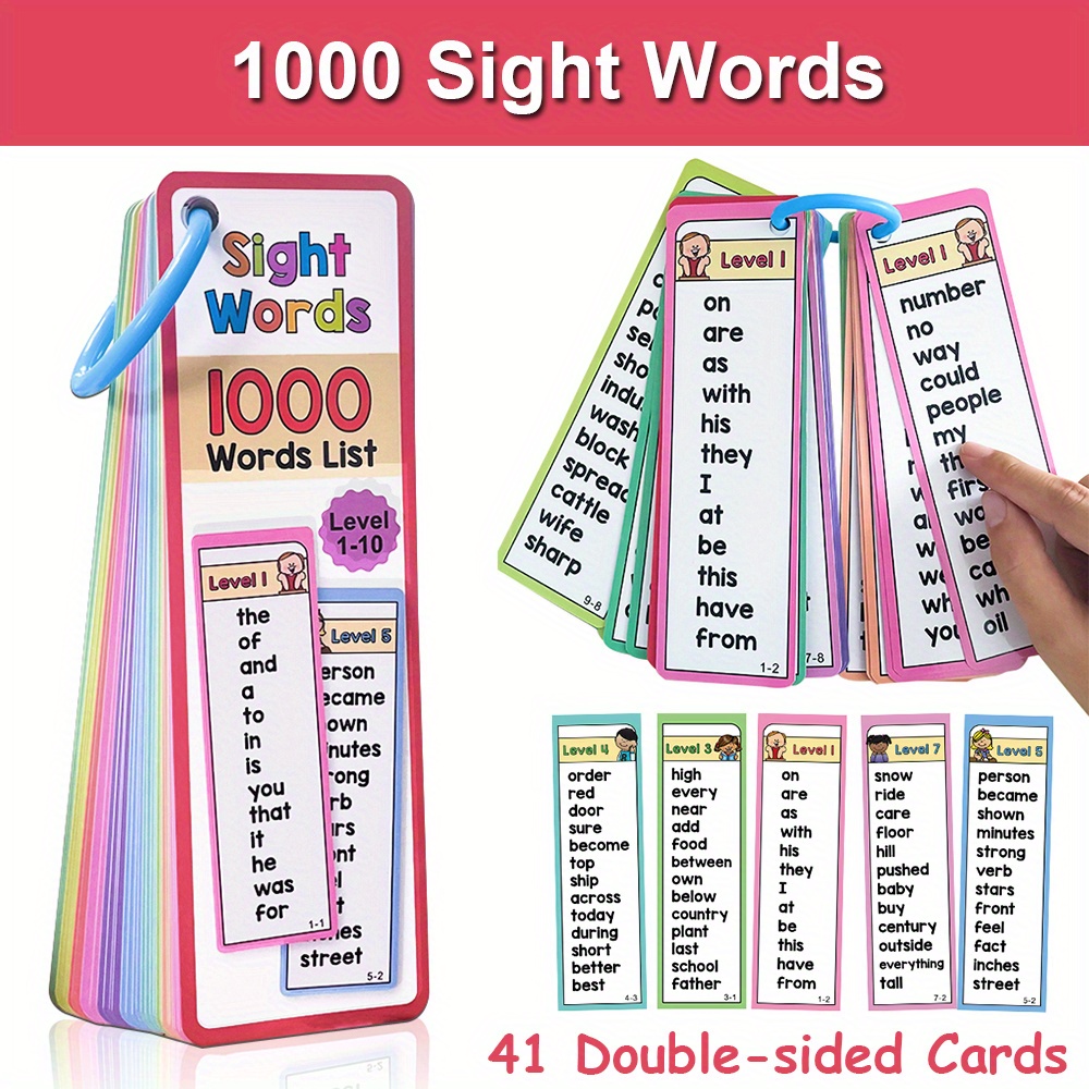 1000 Sight Words Flash Cards f - Kids Educational Games Learn English recension och pris