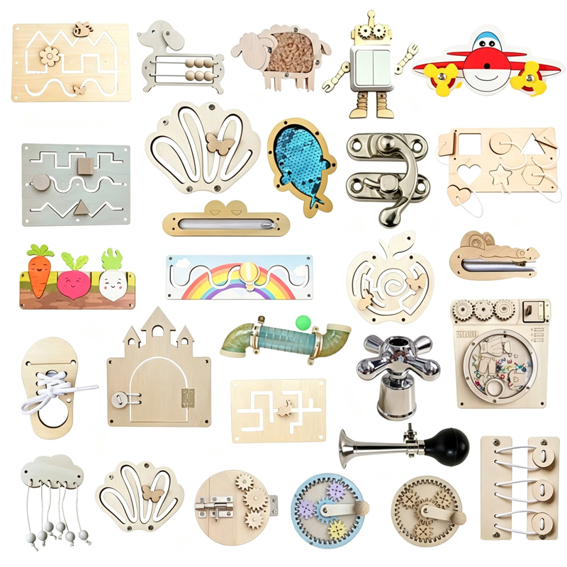 Kids Busy Board DIY Accessorie - Kids Nature Education recension och pris