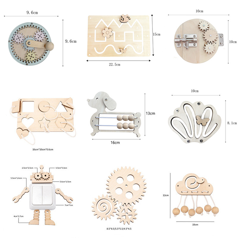 Kids Busy Board DIY Accessorie - Kids Nature Education recension och pris