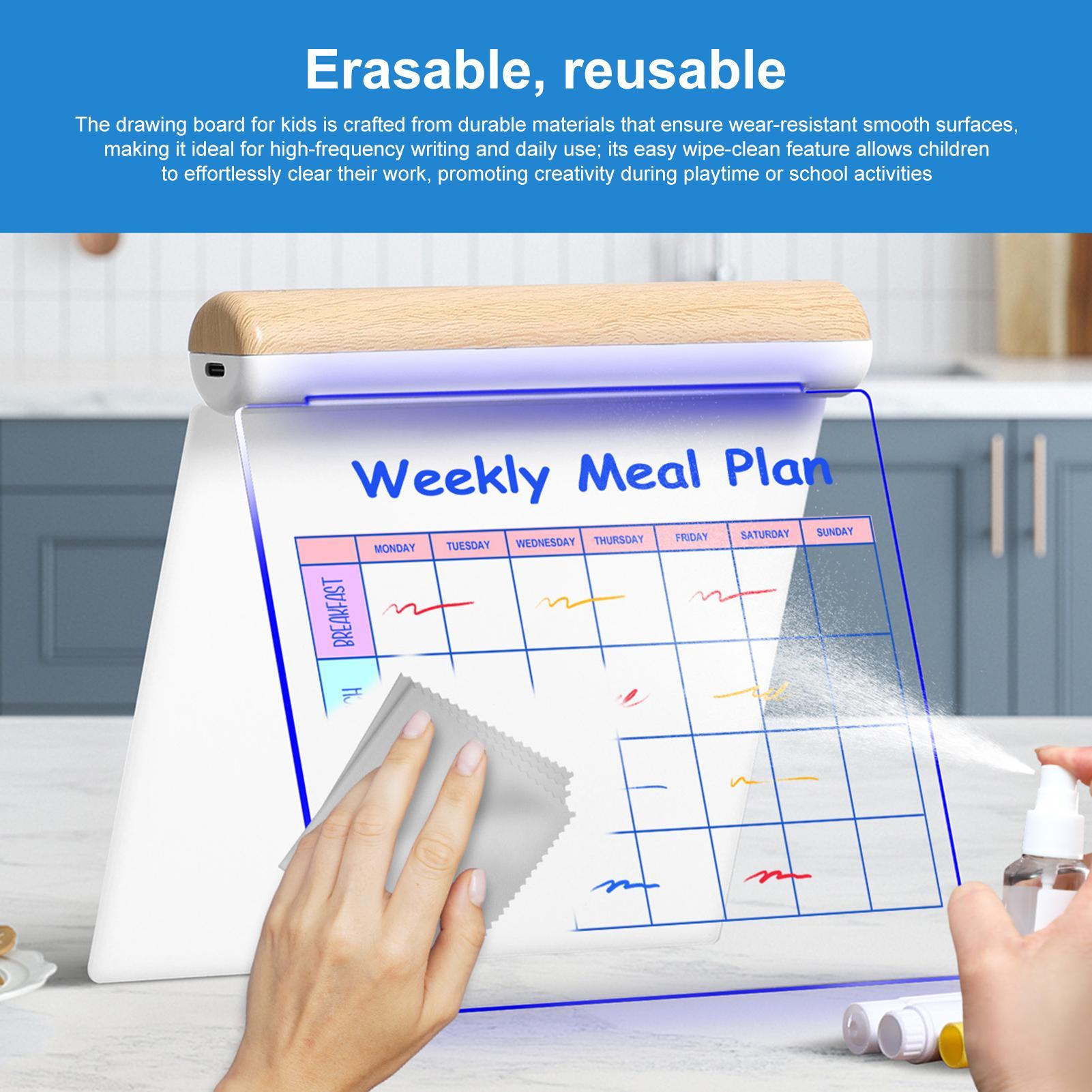 LED Drawing Board Dry Erase Ed - Kids Education Plan recension och pris
