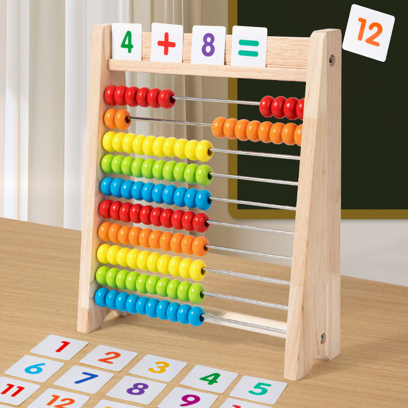 Wood Counting Beads Montessori - Abacus Counting Bead recension och pris