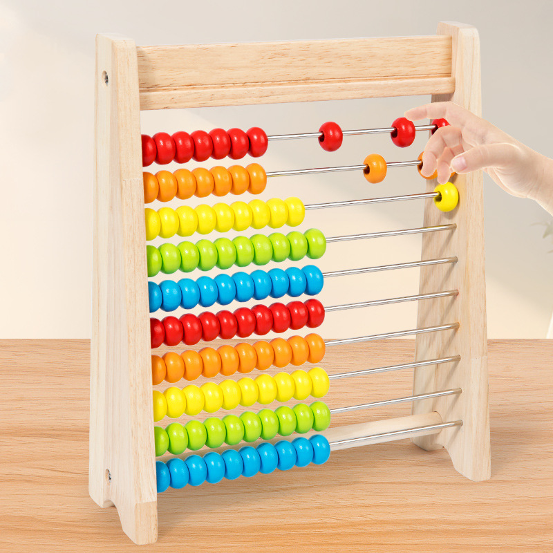 Wood Counting Beads Montessori - Abacus Counting Bead recension och pris