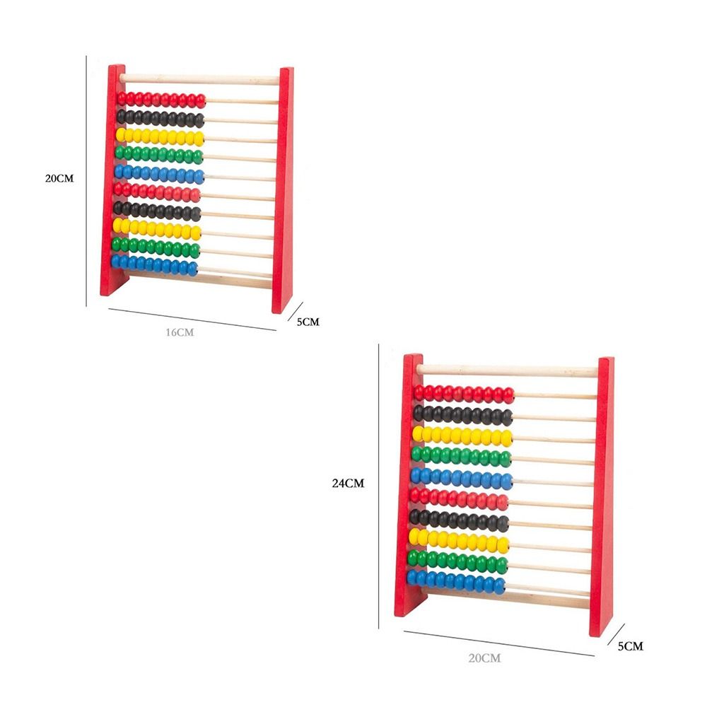 Durable Wooden Wooden Abacus E - Abacus Counting Bead recension och pris
