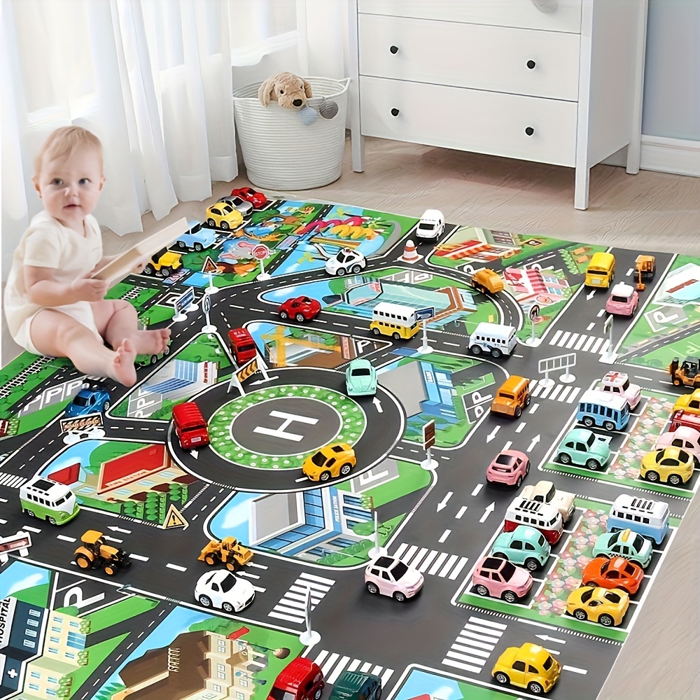 1pc, City Traffic Play Mat, La - Kids Education Tools recension och pris
