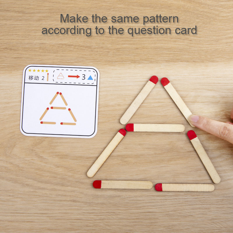 Montessori Matches Puzzles Gam - Kids Nature Education recension och pris