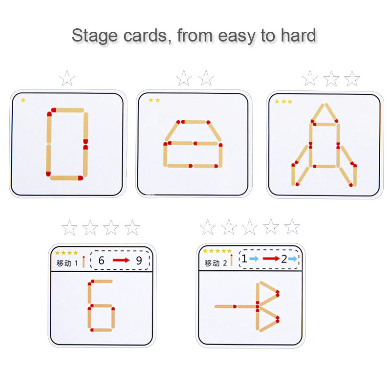 Montessori Matches Puzzles Gam - Kids Nature Education recension och pris