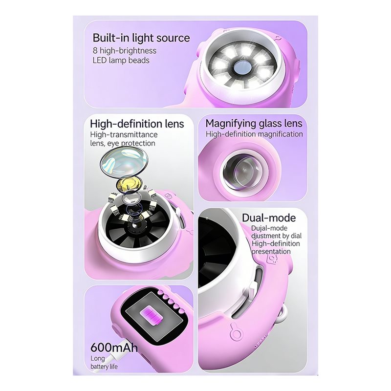 FBIL-2 In 1 Microscope For Kid - Kids Educational Videos recension och pris