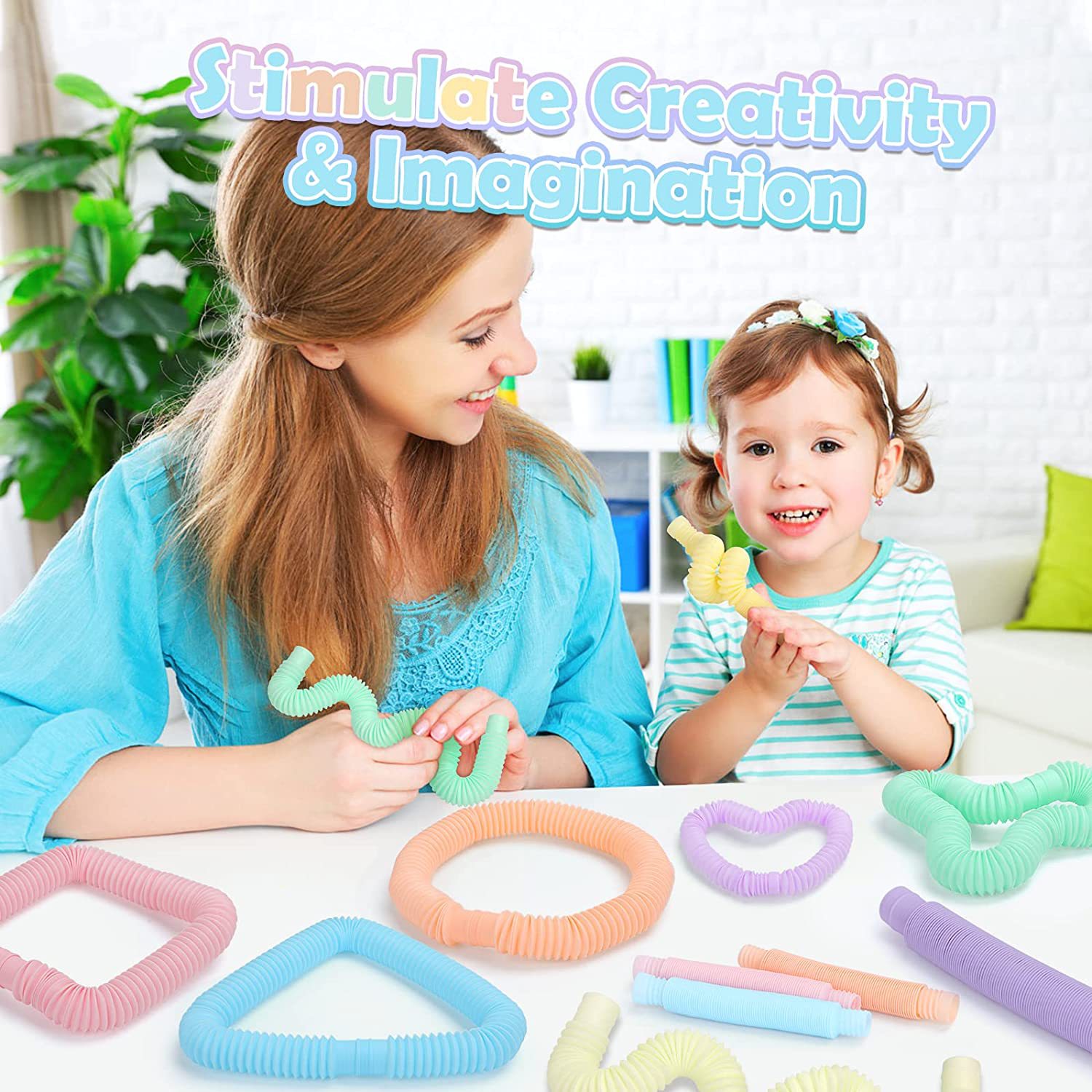 Color Pop Tubes Stretchable Te - Kids Education Youtube recension och pris
