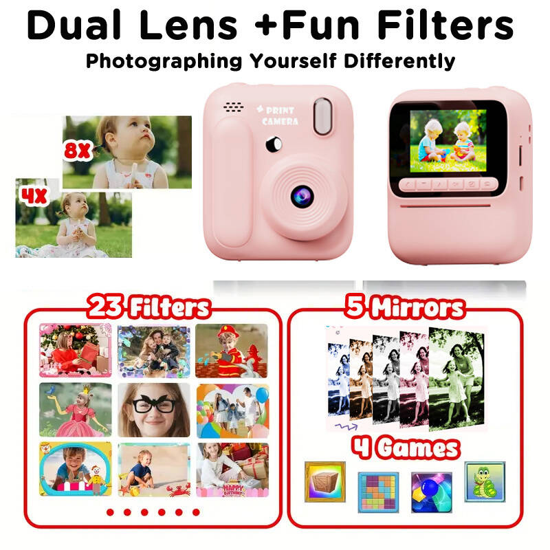 Kids Instant Color Printing Ca - Kids Educational Videos recension och pris