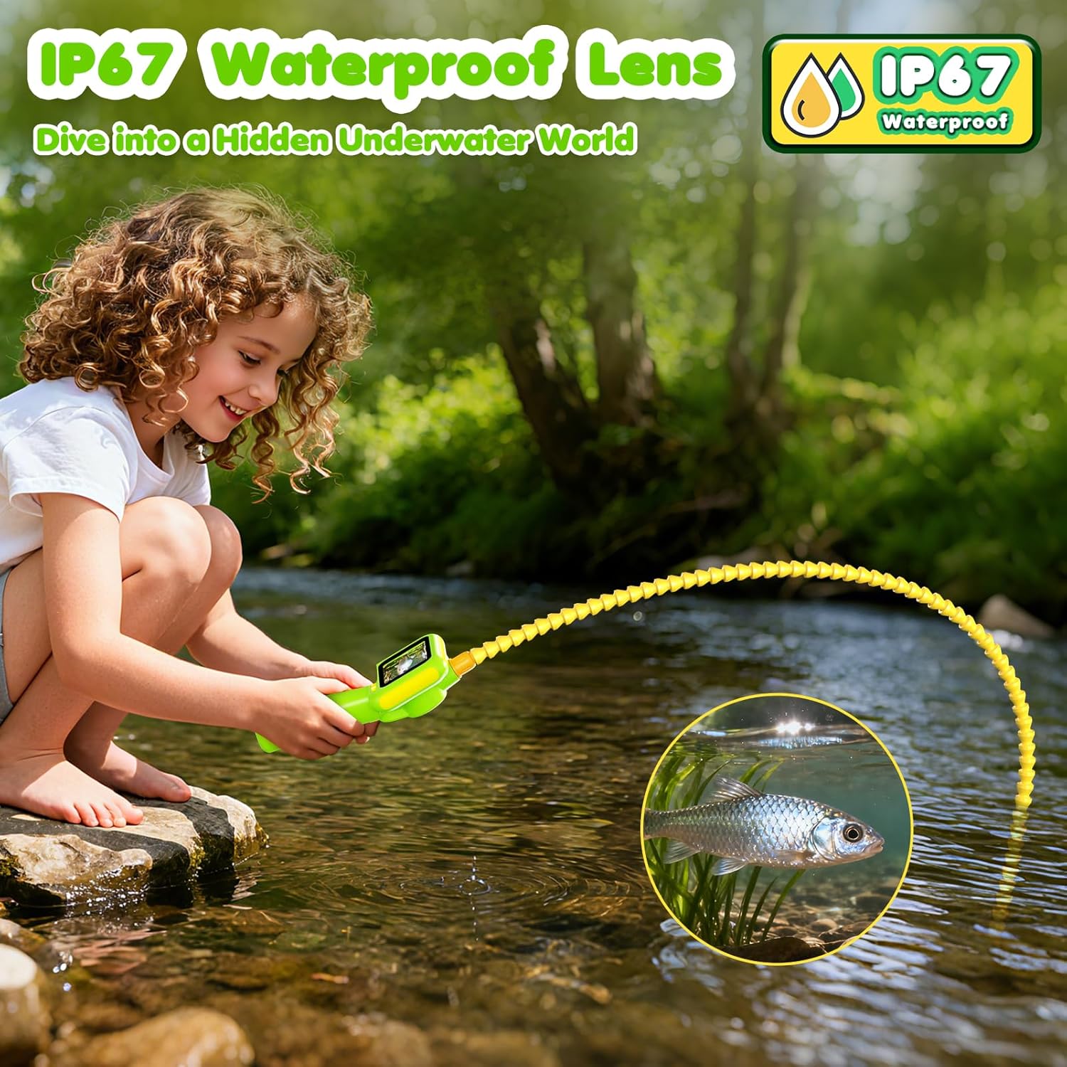 Endoscope for Kids, Borescope  - Kids Nature Education recension och pris