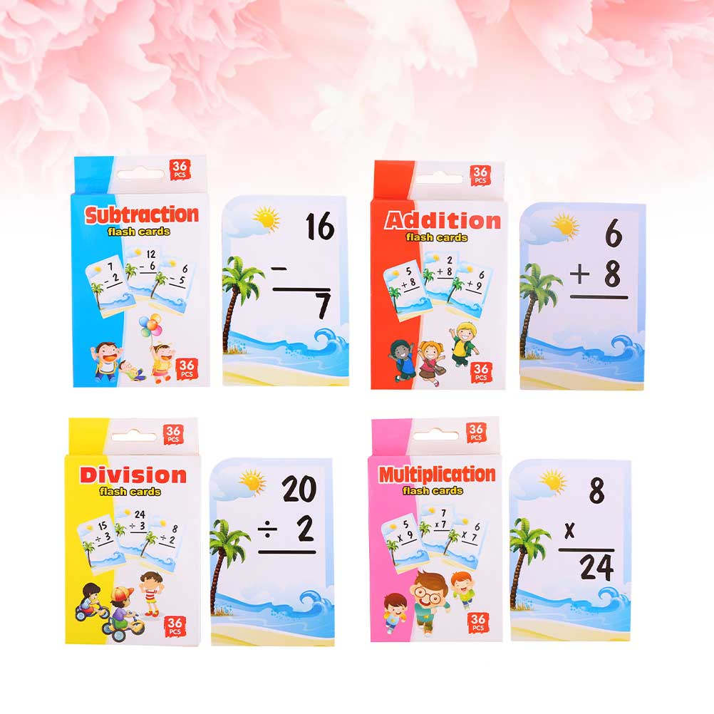 4 Boxes Childrens Math Study C - Kids Education Tools recension och pris