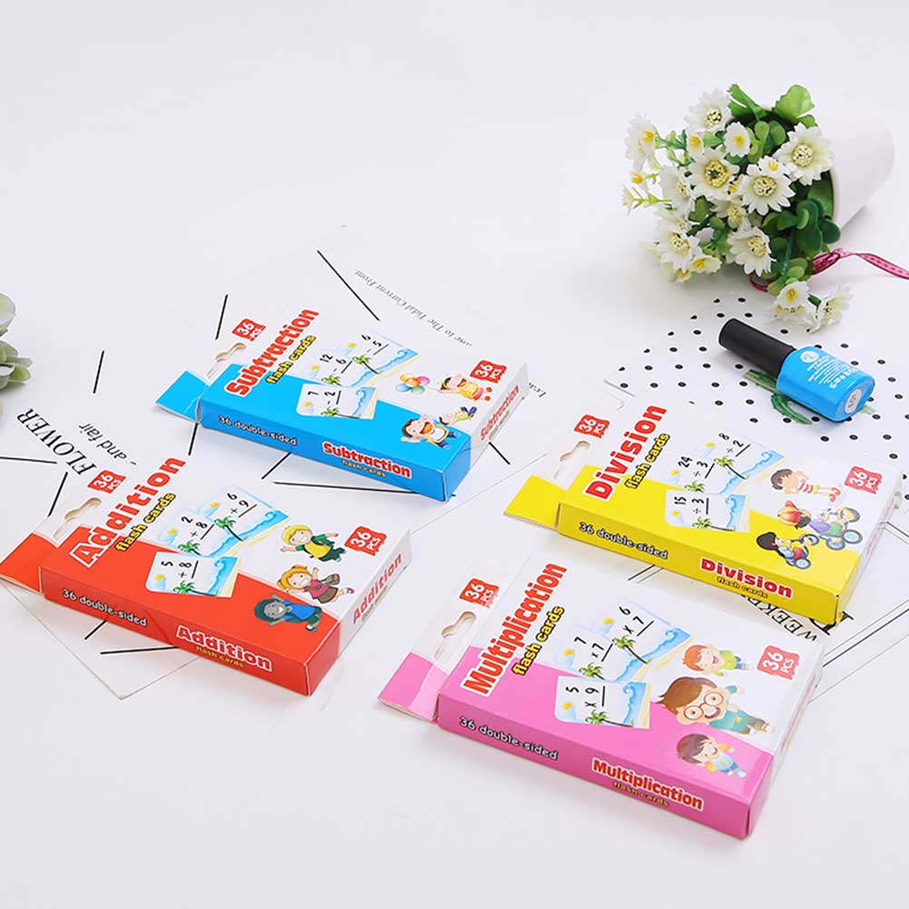 4 Boxes Childrens Math Study C - Kids Education Tools recension och pris