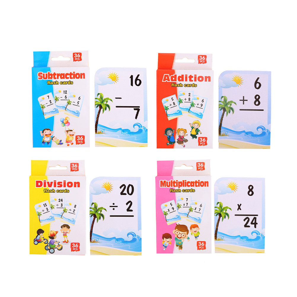 4 Boxes Childrens Math Study C - Kids Education Tools recension och pris