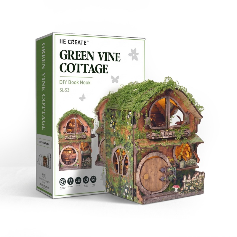 Green Vine Covered Cottage 3D  - Kids Without Education recension och pris