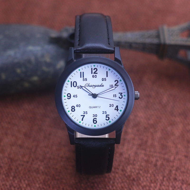 Chaoyada Fashion Men Boys Leat - Kids Educational Watch recension och pris