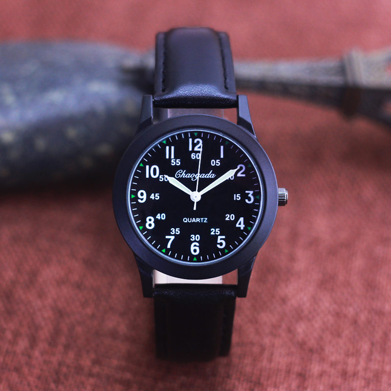 Chaoyada Fashion Men Boys Leat - Kids Educational Watch recension och pris