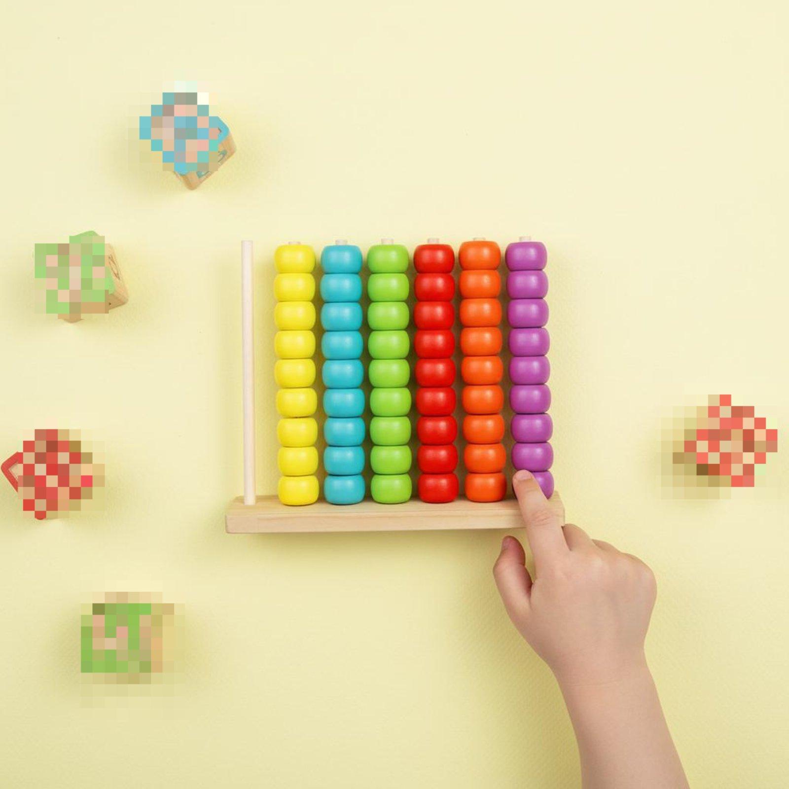Colorful Abacus Color Shade Re - Abacus Counting Bead recension och pris
