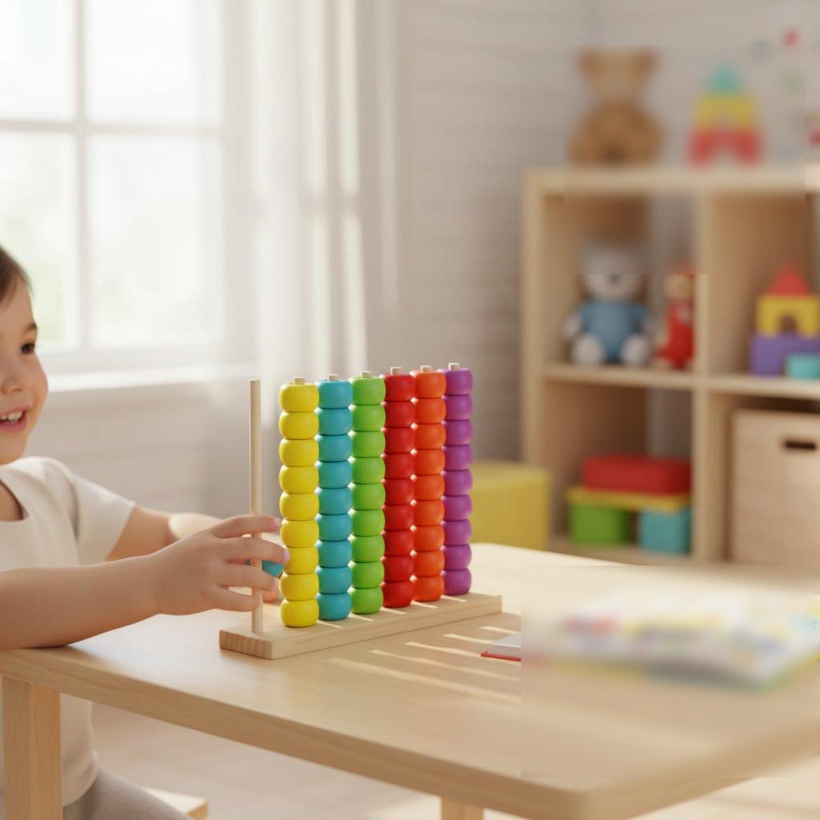Colorful Abacus Color Shade Re - Abacus Counting Bead recension och pris
