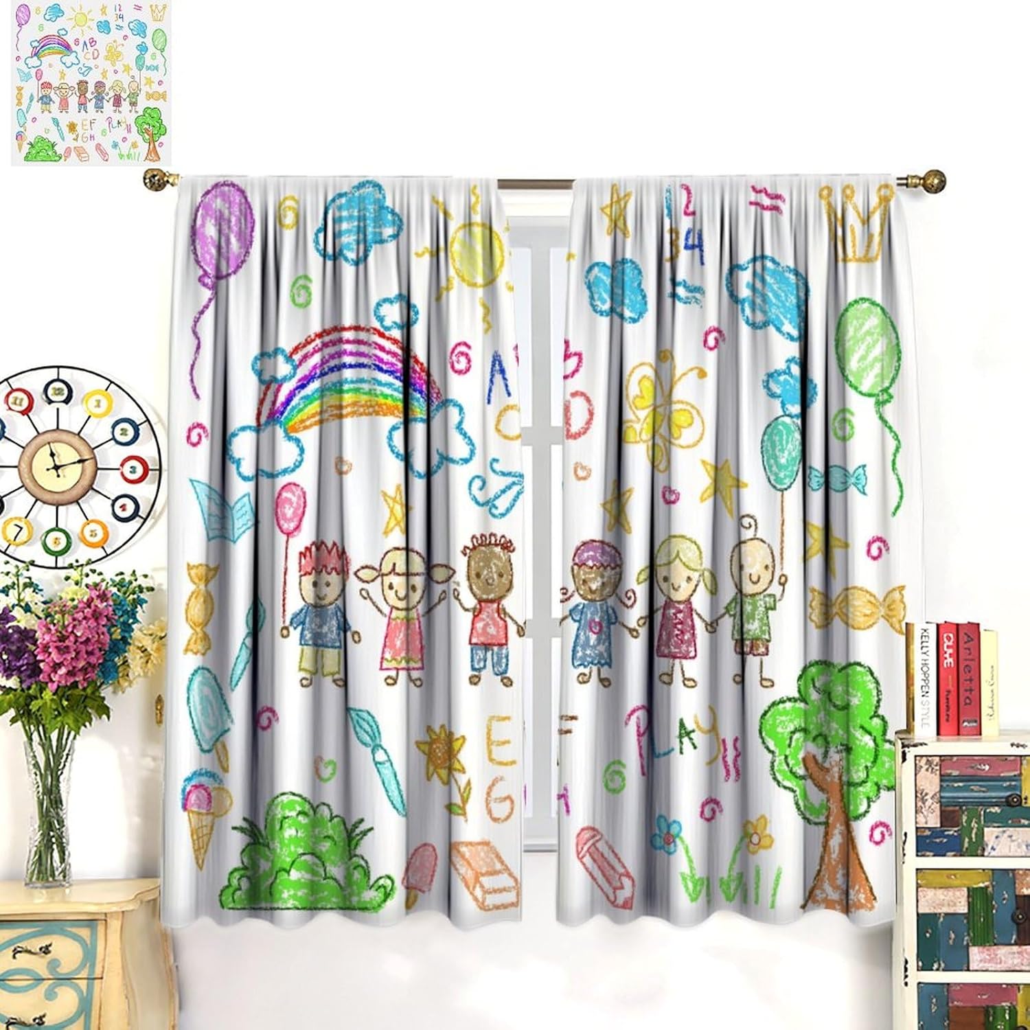 Educational Kids Study Curtain - Kids Education Youtube recension och pris