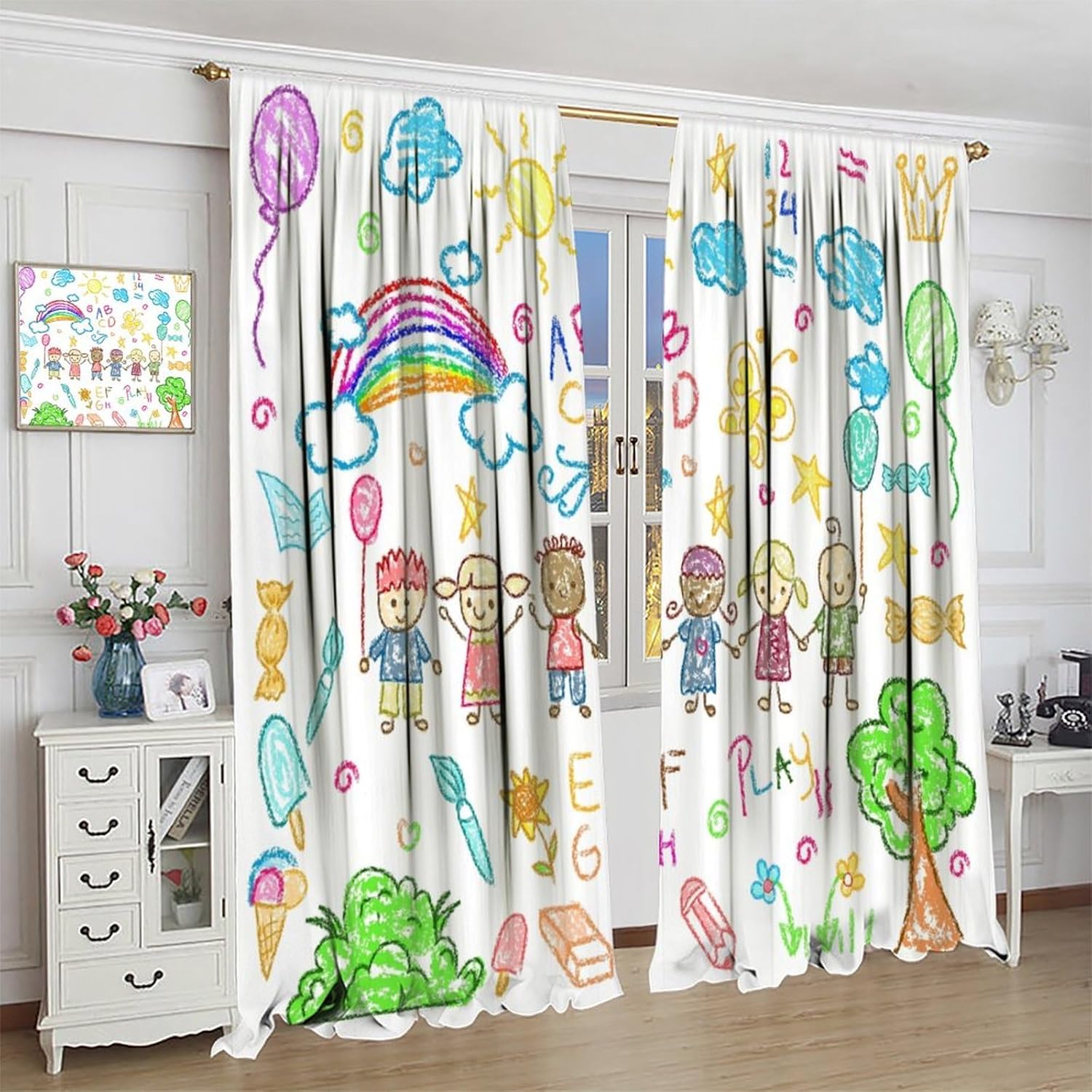 Educational Kids Study Curtain - Kids Education Youtube recension och pris