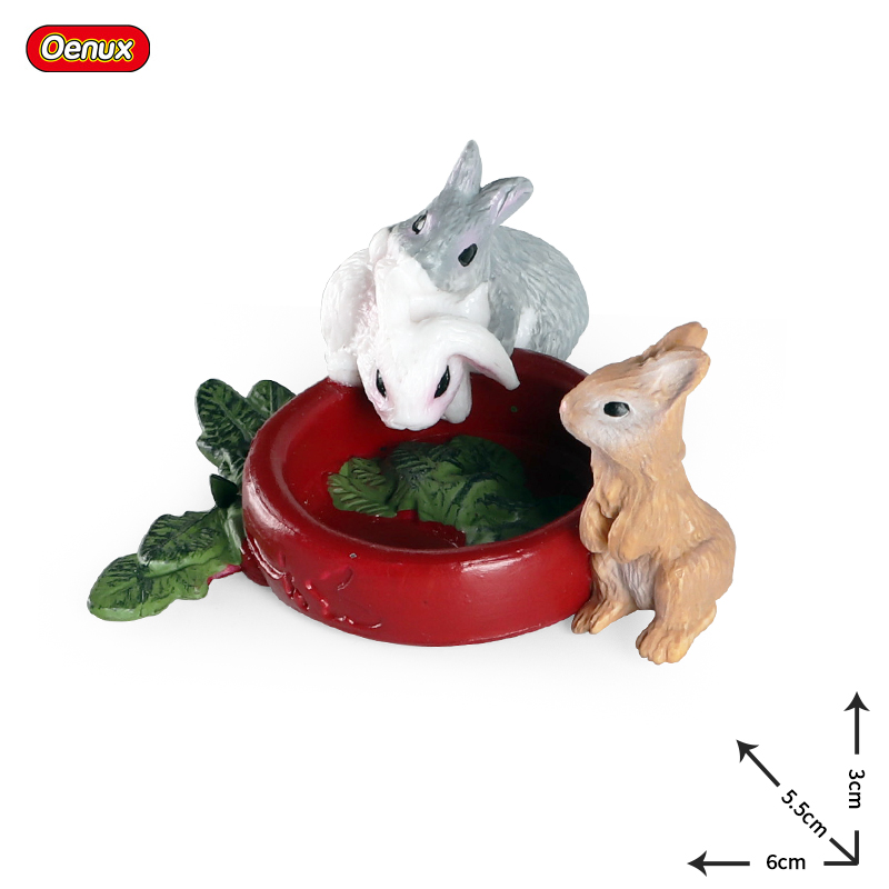 Oenux Lovely Farm Rabbit Bunny - Kids Without Education recension och pris