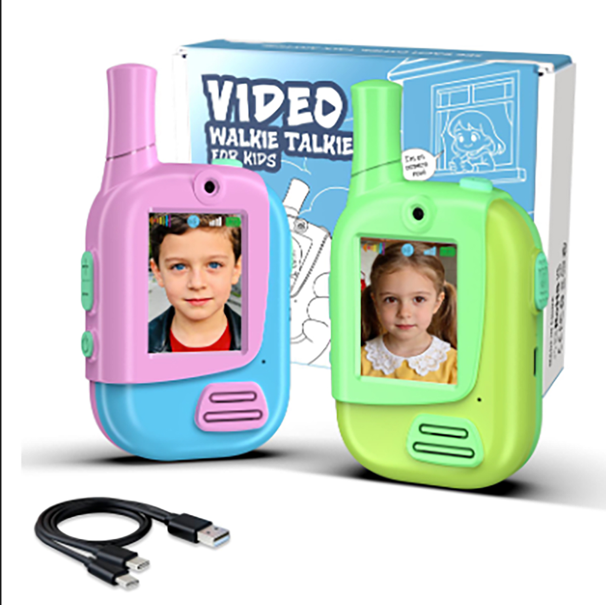 2 Pack Rechargeable Kids Video - Kids Outdoor Education recension och pris