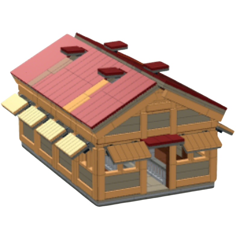 1115pcs MOC Pig Pen Town Plan  - Kids Education Plan recension och pris