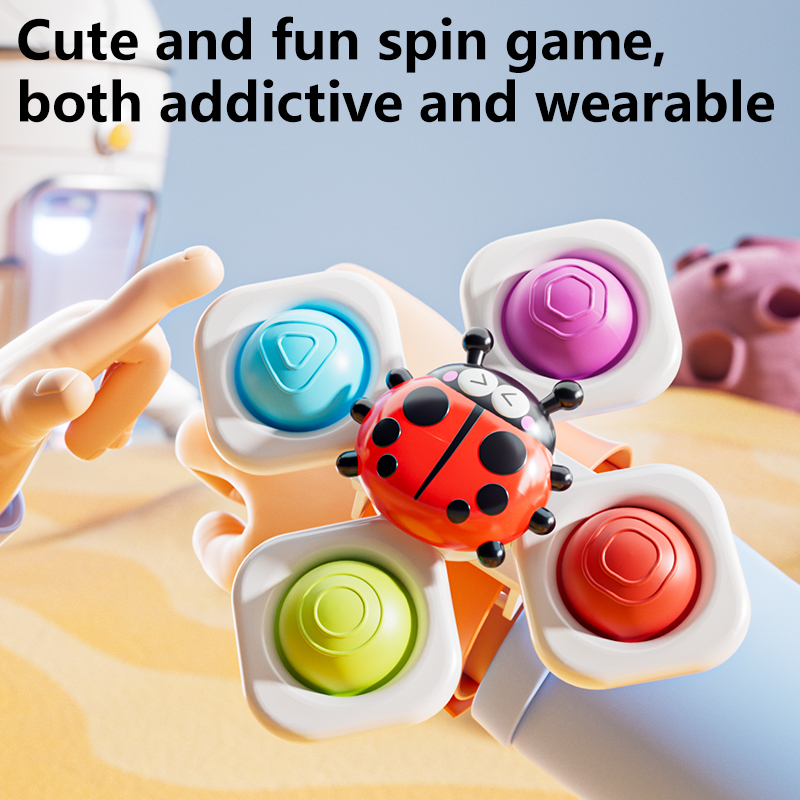 3pcs/Set Suction Cup Spinning  - Kids Educational Watch recension och pris