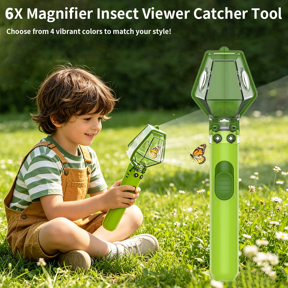 6X Magnifier Kids Bug Catcher, - Kids Nature Education recension och pris